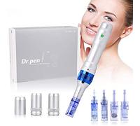 Ultima A6 pen con certificación CE, Yofuly Derma Pen Micron-eedle eléctrico Derma Pen con 2pcs 12PIN Cartuchos Agujas Arruga Cicatriz Pérdida de cabello Tratar 0.25-2.5mm Ajustable
