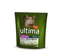 Ultima Pienso para Gatos Esterilizados Adultos con Pollo y Cebada, 800g