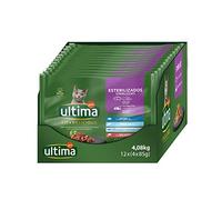 Ultima Comida Húmeda para Gatos con Variedad de Pescados - 12 x (4 x 85gr) - 4080g