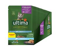 Ultima Comida húmeda para Gatos Fit & Delicious con Trucha: 24 Sobres de 85 g