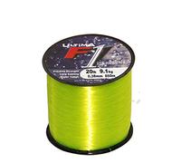 ULTIMA E5115 F1 Línea de Pesca de mar Muy Fuerte, Unisex, Amarillo Fluorescente, 0.38 mm-20.0 LB