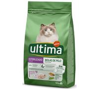 Ultima Esterilizado y Bolas de Pelo Pienso con Pavo para Gatos 1.5 Kg