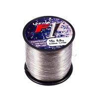 ULTIMA F1 Línea de Pesca de mar, Unisex-Adult, Titanium, 0.32mm-15.0lb/6.8kg
