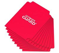 Ultimate Guard – Divisores para tarjetas – 10 unidades – Tamaño estándar – Rojo