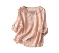 Ultima Hora Camisetas Basicas Verano Mujer Blusas Blancas Elegantes Camisa Evase Holgada Elegante Fiesta Camiseta Rosa Claro Negra Sin Mangas Manga Corta Anchas Rojo Vino Talla 3Xl