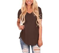 Ultima Hora Camisetas Largas De Mujer Verano Camisas Y Blusas 2026 Camiseta Negra Pico Tunica Algodon Ropa Playa Para Escotadas Roja Manga Larga Senoras Mayores Rosa Claro Negras Fiesta