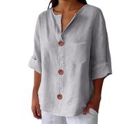 Ultima Hora Camisetas Tallas Grandes Mujer Blusas Verano 2026 Elegante Ropa Blusa Blanca Algodon Sobrecamisa Franela Camiseta Bandera Americana Informales Manga Larga Top Rosa De