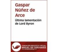 Última Lamentación De Lord Byron (ebook)