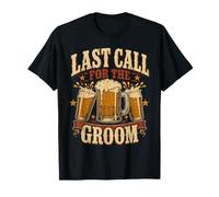 Última Llamada para el Novio Cerveza de Soltero Camiseta
