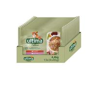 Ultima Nature Comida Húmeda para Gatos con Buey y Pavo, 52 bolsitas