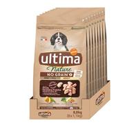 Ultima Nature No Grain Pienso para Perros Mini sin Cereales con Pavo, Pack de 8 x 1.1kg - Total: 8.8Kg