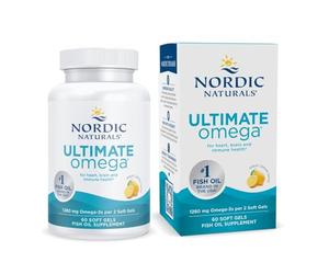 Última Omega, limón, 1.000 mg, 60 geles suaves - Naturals nórdicos
