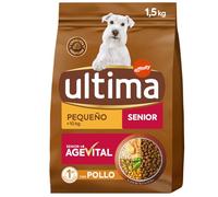 1.5 kg Affinity Ultima Senior Mini Pollo pienso para perros
