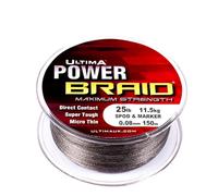 Ultima Power Braid Spod & Marker - Gris - 150 m - 25 LB