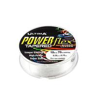ULTIMA Powerflex Tapered Líder cónico, Unisex-Adult, Clear, 18.0lb/8.2kg < 70.0lb/31.8kg