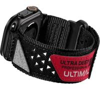 ULTIMAL Compatible with Apple Watch Straps 49mm 46mm 45mm 44mm 42mm 41mm 40mm 38mm, Soft Nylon Hollow Out Breathable Band for iWatch Ultra 3/2/1 Series 11 10 9 8 7 6 5 4 SE SE2 SE3 3 2 1