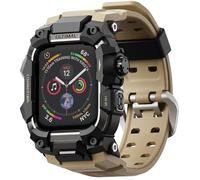 ULTIMAL Correa resistente para Apple Watch 44mm/45mm, pulsera compatible con Apple Watch Series 9/8/7/6/5/4/SE/SE2/SE3, funda protectora antishock militar diseñada para iWatch