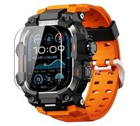 ULTIMAL Funda con correa y protector para Apple Watch 49 mm, pulsera deportiva 3 en 1 compatible con Apple Watch Ultra/Ultra 2/Ultra 3, funda antishock militar certificada para iWatch