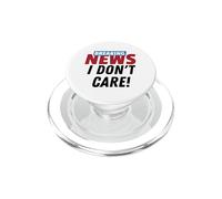 Últimas Noticias No me Importa Divertido Sarcasmo Humor Broma PopSockets PopGrip para MagSafe