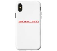 Últimas Noticias, no me Importa, Regalo humorístico I'm Not Listening Carcasa para iPhone X/XS