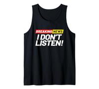 Últimas Noticias Que no escucho Camiseta sin Mangas