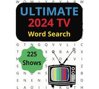 Ultimate 2024 TV Word Search: Ultimate 2024 TV Word Search Themed Word Search for Adults, Seniors and Teens