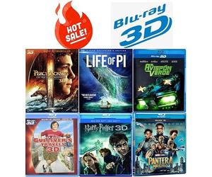Ultimate Action & Adventure Blu-ray 3D Movie Collection: The Green Hornet / Life of Pi / Black Panther / Harry Potter and the Deathly Hollows Part 1 / Percy Jackson: Sea of Monsters [Blu-ray 3D]