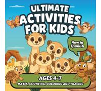 Ultimate Activities for Kids: Desert Animal Coloring, Mazes, Tracing, Counting, Alphabet Grids & Finish the Picture Puzzles
