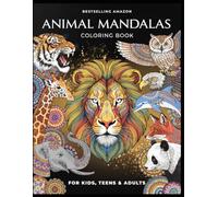 Ultimate Animal Coloring Book: Amazing Wildlife Illustrations for All Ages - Kids, Teens & Adults.