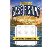 Ultimate BASS FISHING Word Search Puzzle Book: Word Searches with Easy to Read Print about Bass Fishing, Fish, Fishing Tackle and More | 6 x9 inches, ... Great for Holidays, Vacation, and Free Time
