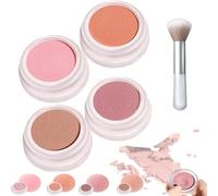 Ultimate Blurring Setting Powder, Ultimate Blurring Setting Powder Pink, Ultimate Blurring Setting Powder Ultra Pink, Super Natural Blurring Powder for Cheeks Contouring and Brightening (4Pcs Mix)