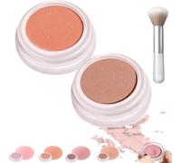 Ultimate Blurring Setting Powder, Ultimate Blurring Setting Powder Pink, Ultimate Blurring Setting Powder Ultra Pink, Super Natural Blurring Powder for Cheeks Contouring and Brightening (2Pcs-F)