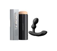 Ultimate Bundle Máquina Sexual & Vibrador de Próstata: LOVENSE Solace Pro Masturbador Automático con Soporte 180° + LOVENSE Edge 2 Vibrador Anal, Juguetes Sexuales para Hombres y Parejas