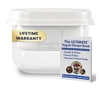 Ultimate Colador de yogur griego - Haz delicioso yogur casero con más proteínas y menos azúcar - Máquina de yogur griego de nailon de malla fina - 100% libre de BPA y apto para lavavajillas con gran