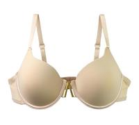 Ultimate Comfort: Wireless, Unlined Bra for Seamless Under Soft Cup T-Shirts, Light Hold, Full Coverage, Underwire, Beige, 38DD(Pink,44DD)