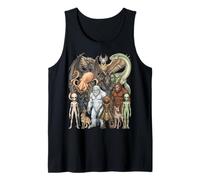 Ultimate Cryptid Squad Criaturas Míticas Camiseta sin Mangas