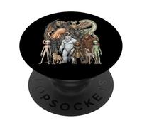 Ultimate Cryptid Squad Criaturas Míticas PopSockets PopGrip Adhesivo