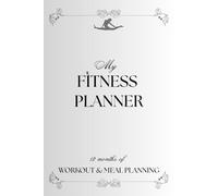 Ultimate Fitness Planner - Workout Log, Weight & Food Tracker, 30-Day Challenges, 4-Week Check-Ins, 52 Weeks Of Progress Gray
