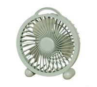 Ultimate Flexibility - Ventilador de refrigeración personal recargable USB con 3 velocidades, silencioso y portátil para mini ventilador de mesa para el hogar, oficina, dormitorio con asa para viajes