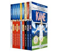 Ultimate Football Heroes Series 1 Collection 10 Books Set By Matt Oldfield, Tom Oldfield (Messi, Son , Neymar, Kane, Ronaldo, Fernandes, Rice, Rashford, Saka & Haaland)