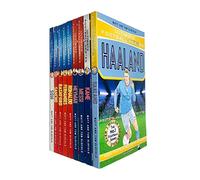 Ultimate Football Heroes Series 9 Books Collection Set By Matt & Tom Oldfield (Haaland, Kane, Messi, Neymar, Ronaldo, Bruno Fernandes, Rashford, Sancho, Son Heung-min)