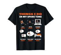 Ultimate Funny Sports Tees for Hockey Addicts Fans Camiseta