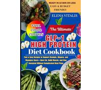 Ultimate GLP-1 High Protein Diet for weight loss: Fast & Easy Recipes to Support Ozempic, Wegovy, and Mounjaro Users-Burn Fat, Build Muscle, and Stay Energized Without Complicated Meal Plans