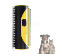 Ultimate Grooming Bundle, cepillo para perros para desprendimiento, 3 en 1, cepillo sedoso para mascotas (amarillo)