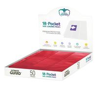 Ultimate Guard 18-Pocket Side Loading Pages (50-Pages, Red) Black