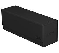 Ultimate Guard Arkhive 400+, funda para 400 tarjetas TCG de doble manga, color negro, compatible con cantos rodados, cierre magnético y forro interior de microfibra