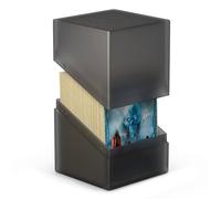 Ultimate Guard UGD010692 Boulder Deck Case 100+ Caja de tarjetas de tamaño estándar, monocolor, ónix