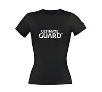 Ultimate guard camiseta chica wordmark negro talla l shirts