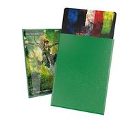 Ultimate Guard Cortex 100 fundas para cartas coleccionables TCG, tamaño estándar 66 x 91 mm, reverso verde, acabado brillante, sin PVC ni ácidos, gran claridad