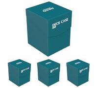 Ultimate Guard Deck Case 100+ Caja de Cartas Tamaño Estándar Gasolina Azul (Paquete de 4)